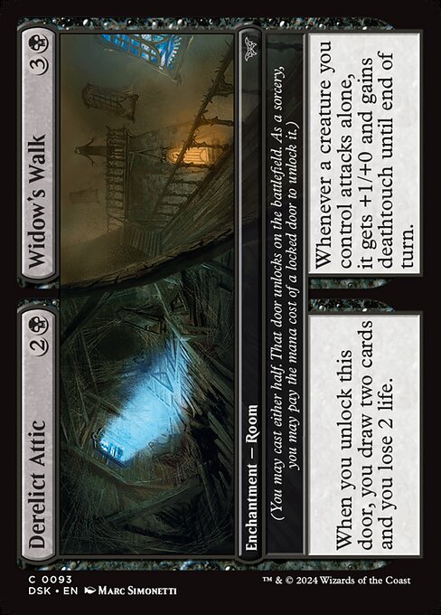 Derelict Attic // Widow's Walk (Duskmourn: House of Horror)