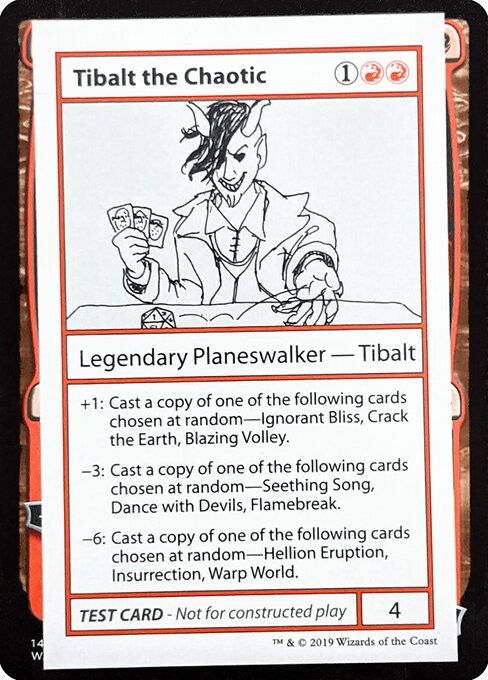 Tibalt the Chaotic (Mystery Booster Playtest Cards 2021)