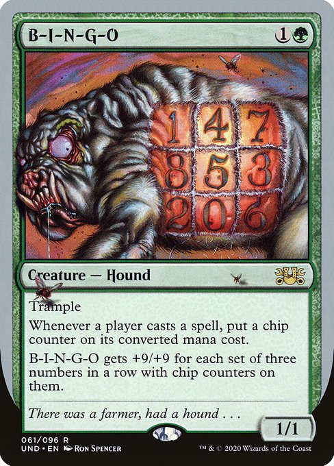 B-I-N-G-O (Unsanctioned)