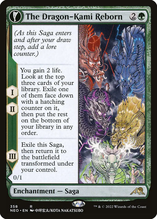 The Dragon-Kami Reborn // Dragon-Kami's Egg (Kamigawa: Neon Dynasty)