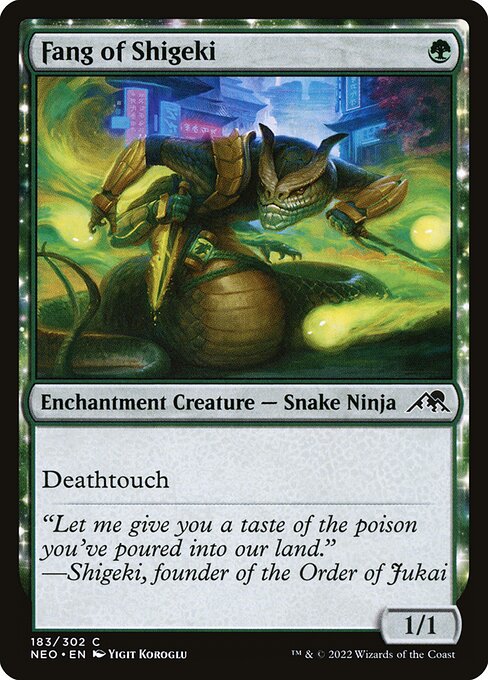 Fang of Shigeki (Kamigawa: Neon Dynasty)