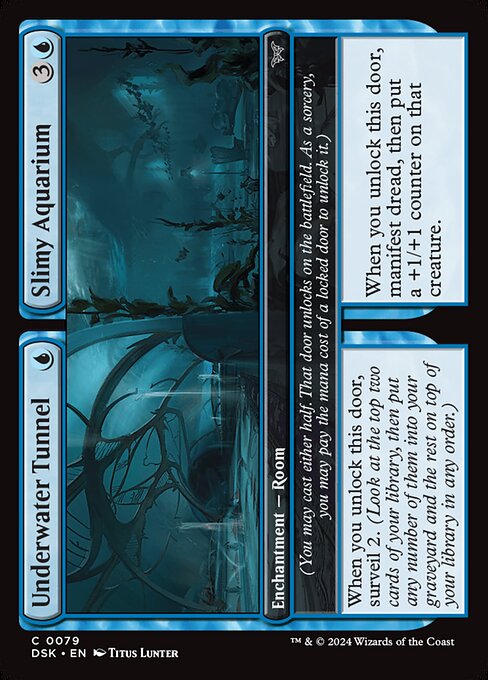 Underwater Tunnel // Slimy Aquarium (Duskmourn: House of Horror)
