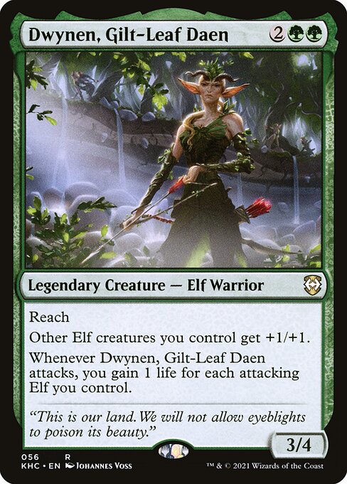 Dwynen, Gilt-Leaf Daen (Kaldheim Commander)