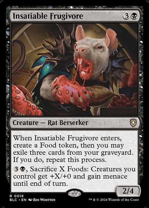 Insatiable Frugivore (Bloomburrow Commander)