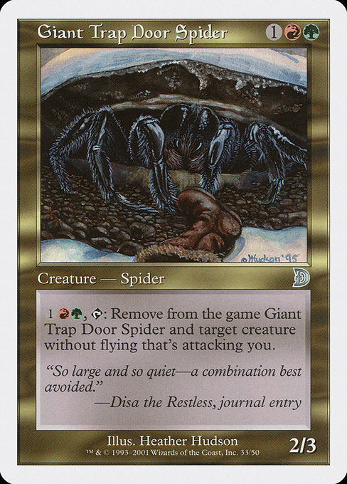Giant Trap Door Spider (Deckmasters)