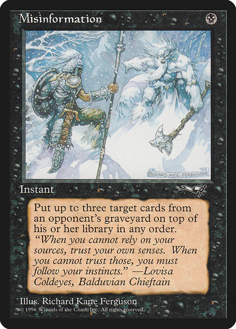 Misinformation (Alliances)