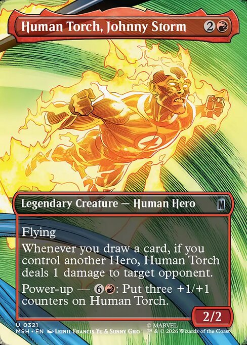 Human Torch, Johnny Storm (Marvel Super Heroes)