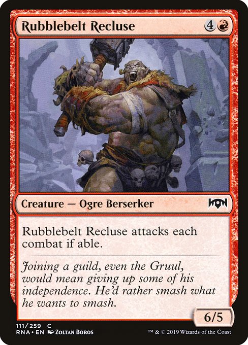 Rubblebelt Recluse (Ravnica Allegiance)
