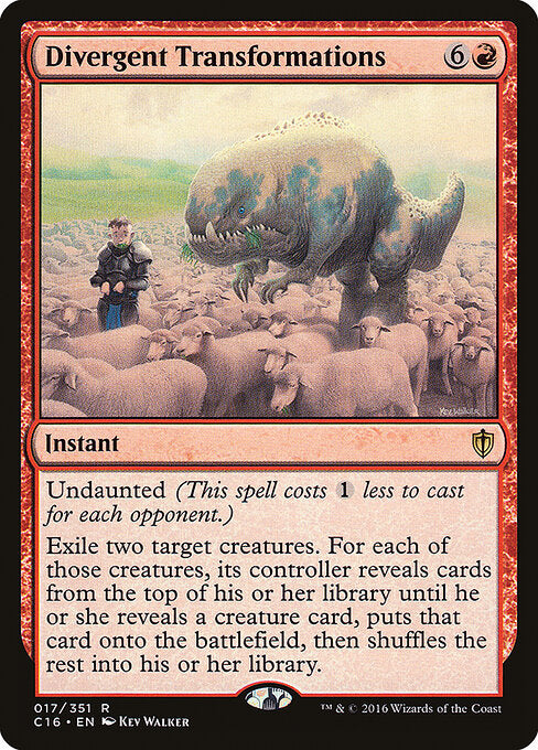 Divergent Transformations (Commander 2016)