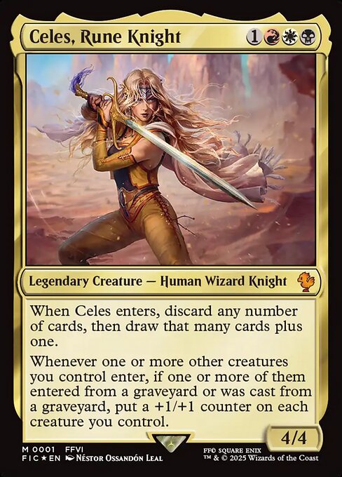 Celes, Rune Knight (Final Fantasy Commander)