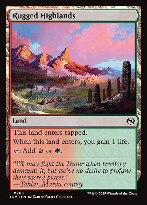 Rugged Highlands (Tarkir: Dragonstorm)