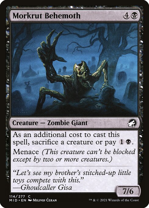 Morkrut Behemoth (Innistrad: Midnight Hunt)