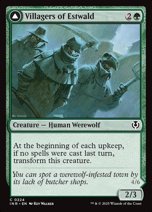 Villagers of Estwald // Howlpack of Estwald (Innistrad Remastered)