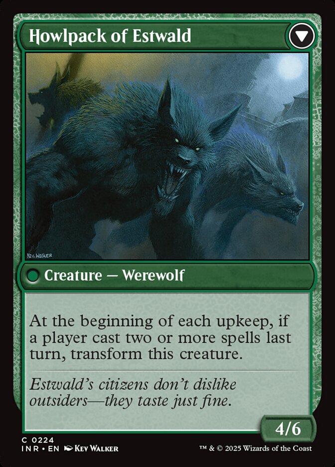 Villagers of Estwald // Howlpack of Estwald (Innistrad Remastered)