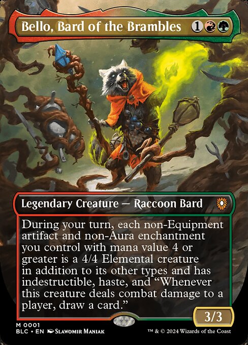 Bello, Bard of the Brambles (Bloomburrow Commander)