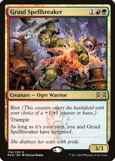 Gruul Spellbreaker (Ravnica Allegiance)