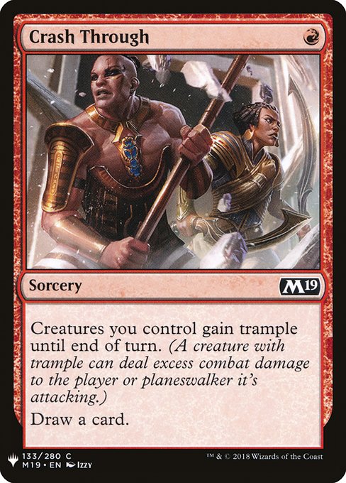 Crash Through (The List)