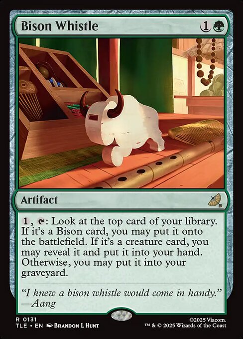 Bison Whistle (Avatar: The Last Airbender Eternal)