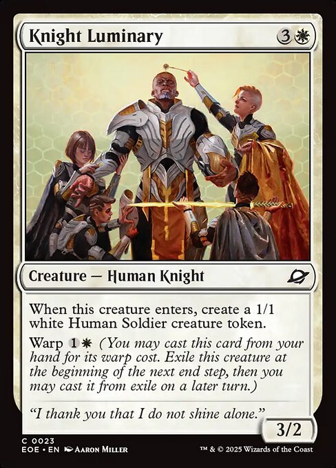 Knight Luminary (Edge of Eternities)