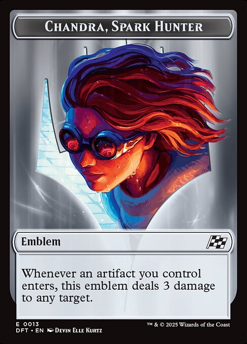 Chandra, Spark Hunter Emblem (Aetherdrift Tokens)