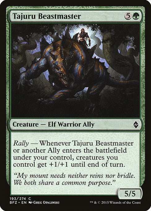 Tajuru Beastmaster (Battle for Zendikar)
