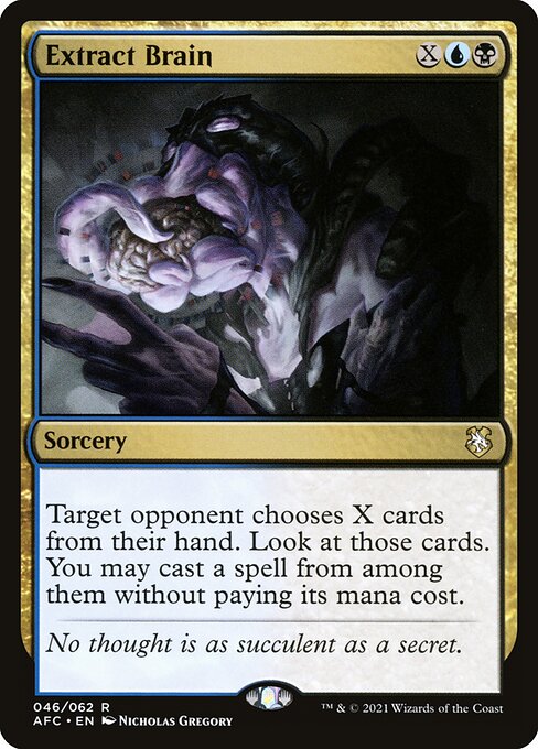 Extract Brain (Forgotten Realms Commander)