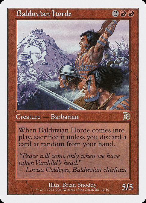 Balduvian Horde (Deckmasters)