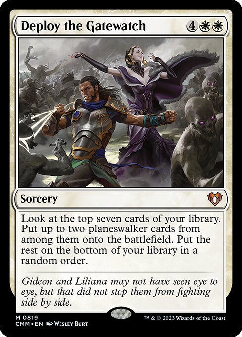Deploy the Gatewatch (Commander Masters)