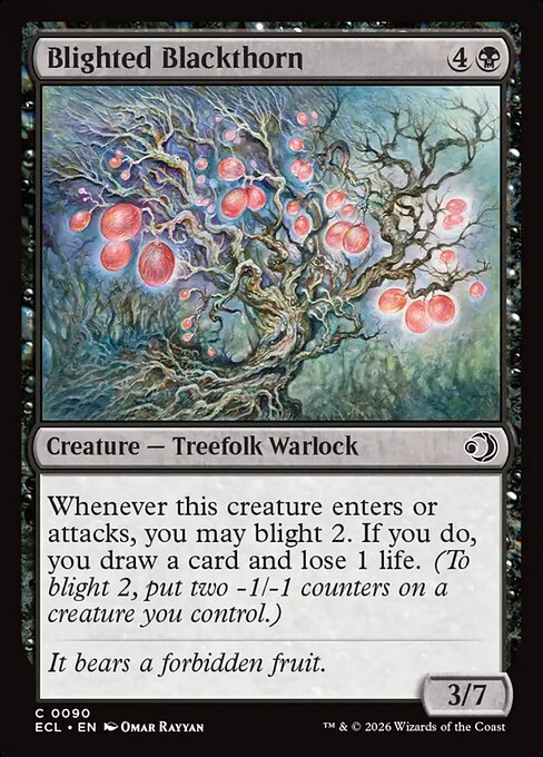 Blighted Blackthorn (Lorwyn Eclipsed)
