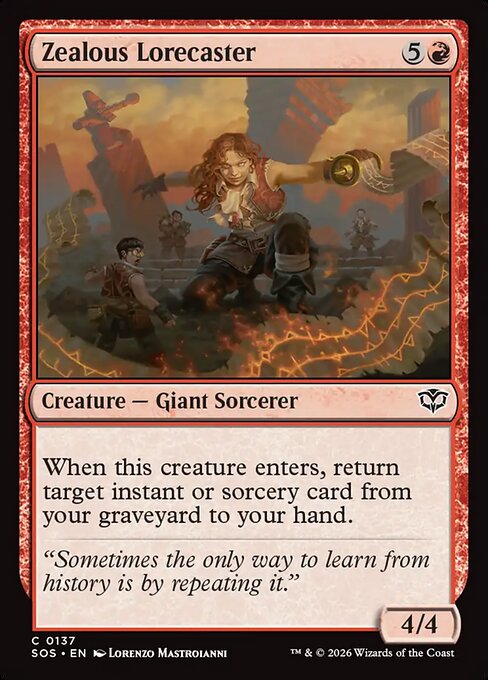 Zealous Lorecaster (Secrets of Strixhaven)