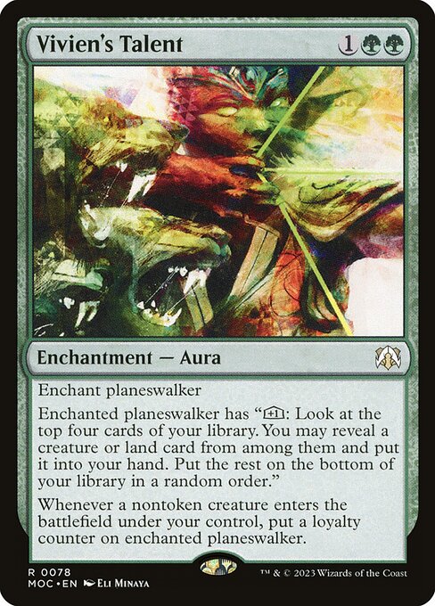 Vivien's Talent (March of the Machine Commander)