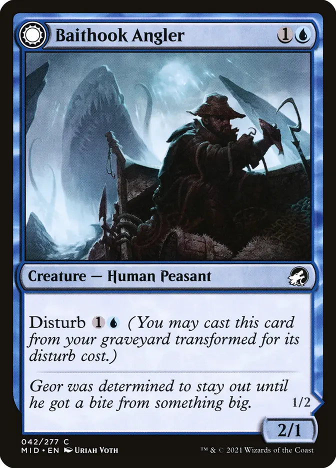 Baithook Angler // Hook-Haunt Drifter (Innistrad: Midnight Hunt)