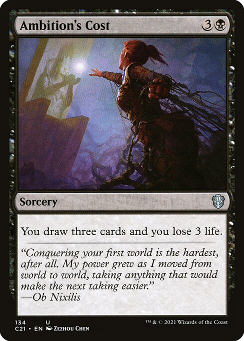 Ambition's Cost (Commander 2021)