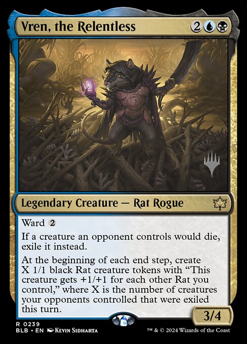Vren, the Relentless (Bloomburrow Promos)