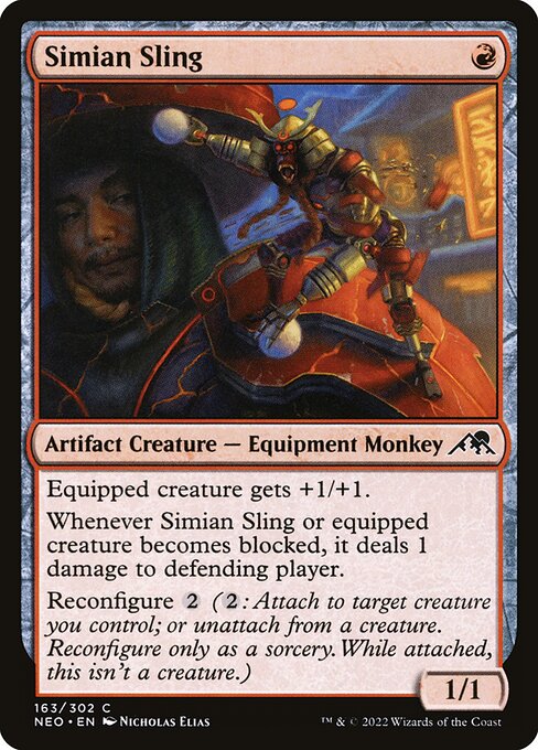 Simian Sling (Kamigawa: Neon Dynasty)