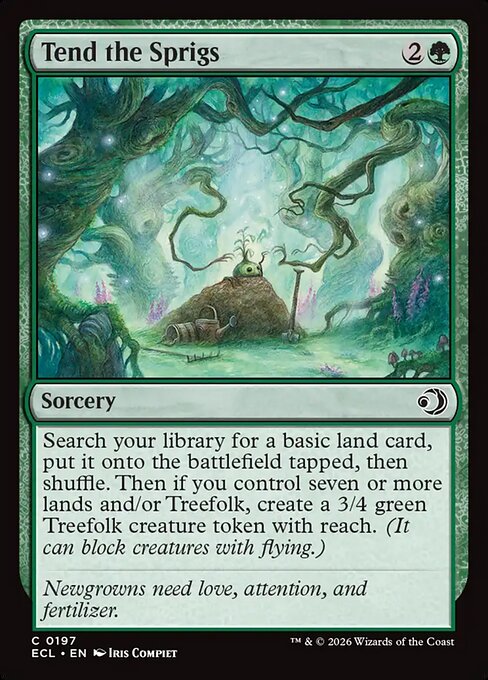 Tend the Sprigs (Lorwyn Eclipsed)