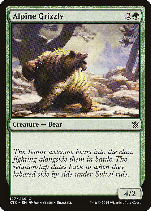 Alpine Grizzly (Khans of Tarkir)