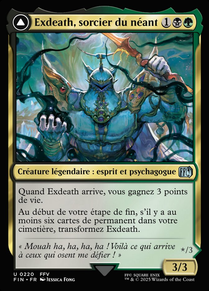 Exdeath, Void Warlock // Neo Exdeath, Dimension's End (Final Fantasy) French