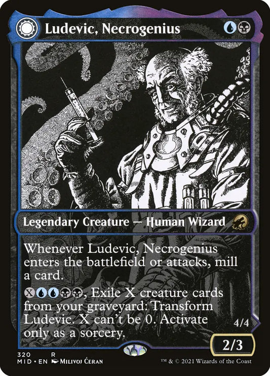 Ludevic, Necrogenius // Olag, Ludevic's Hubris (Innistrad: Midnight Hunt)