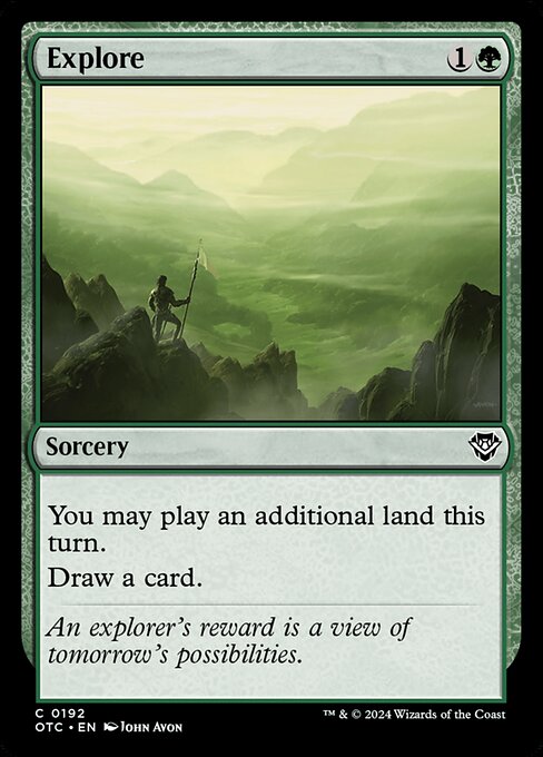 Explore (Outlaws of Thunder Junction Commander)