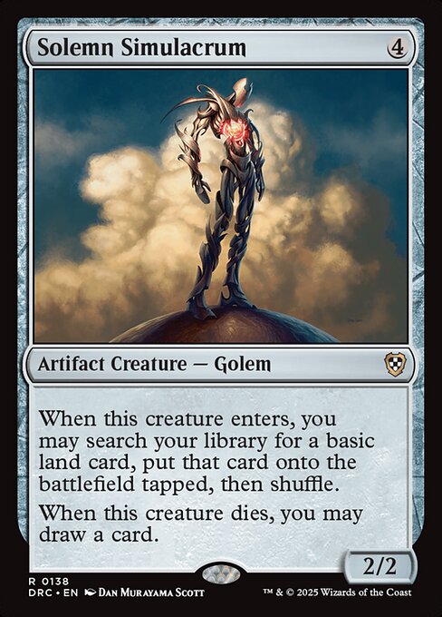 Solemn Simulacrum (Aetherdrift Commander)
