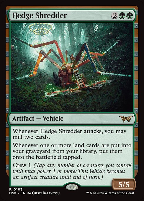 Hedge Shredder (Duskmourn: House of Horror)