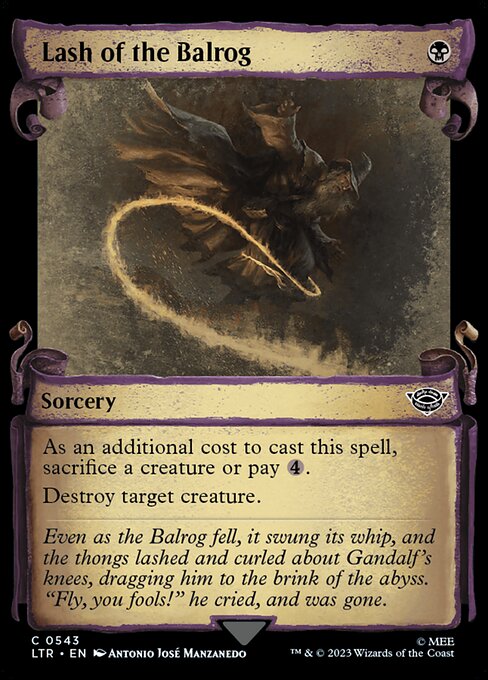 Lash of the Balrog (The Lord of the Rings: Tales of Middle-earth)