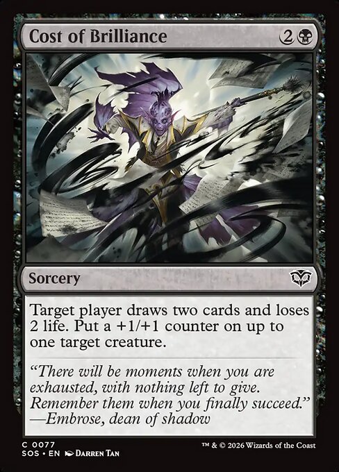 Cost of Brilliance (Secrets of Strixhaven)