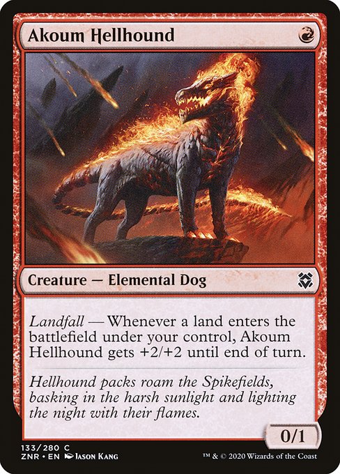 Akoum Hellhound (Zendikar Rising)