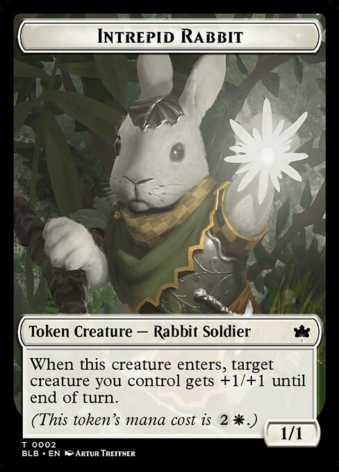 Intrepid Rabbit (Bloomburrow Tokens)