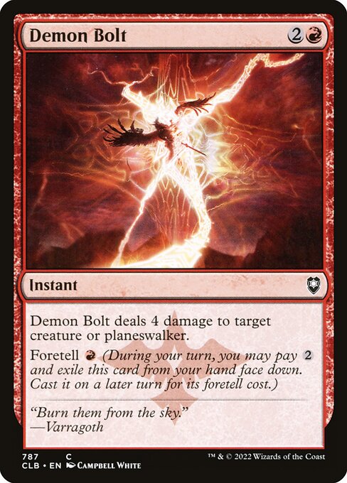 Demon Bolt (Commander Legends: Battle for Baldur's Gate)