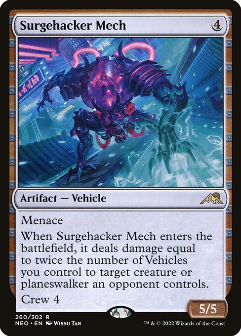 Surgehacker Mech (Kamigawa: Neon Dynasty)