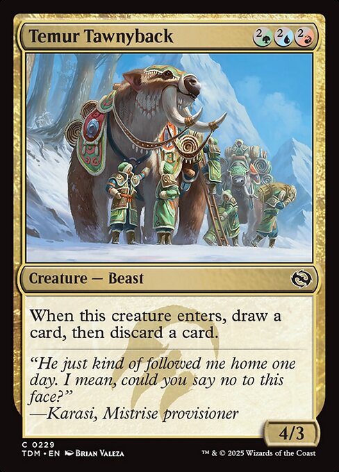 Temur Tawnyback (Tarkir: Dragonstorm)