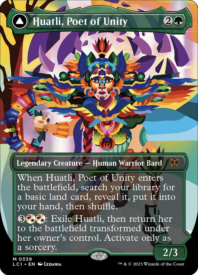 Huatli, Poet of Unity // Roar of the Fifth People (The Lost Caverns of Ixalan)